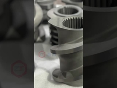 Elementy śruby ekstrudera dwuskrętowego gotowe do wysyłki