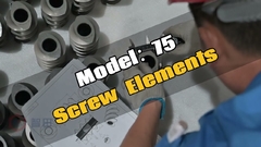 ZSE75MAXX dwustrukowy ekstruder śrubkowy element inspekcji przed dostawą#maszyna ekstruzji